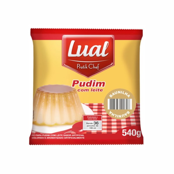 image Pudim Com Leite Baunilha Pratik Chef 540G Rende Rende 45 Porções 80Ml
