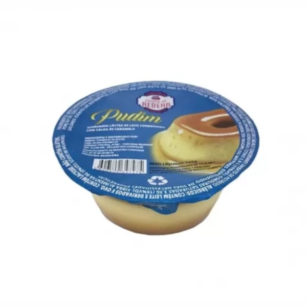 image Pudim Leite Condensado C/ Calda De Caramelo Rebeka 120G