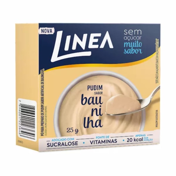 image Pudim Sem Açúcar Baunilha Linea 25G