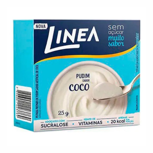 image Pudim Sem Açúcar Coco Linea 25G