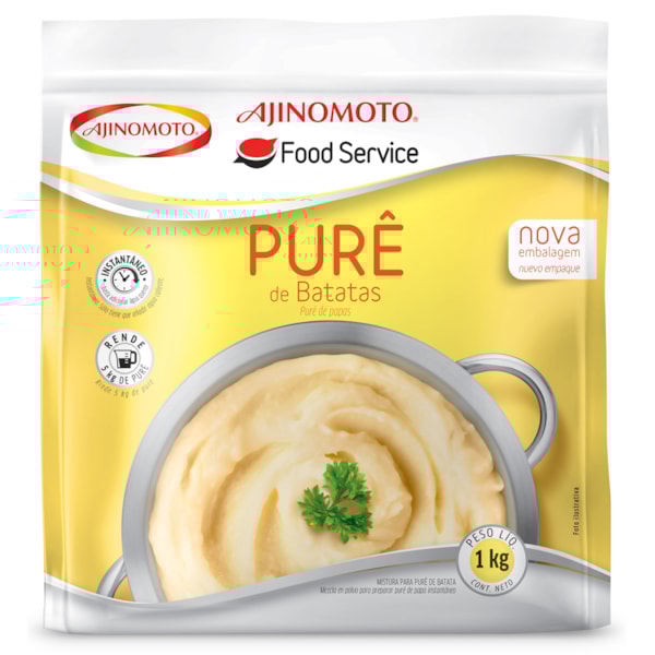image Pure De Batata Ajinomoto 1Kg Rende 5Kg
