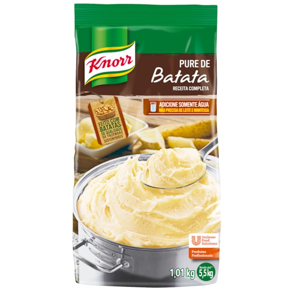 image Pure De Batata Knorr 1,01Kg Rende 5,5Kg