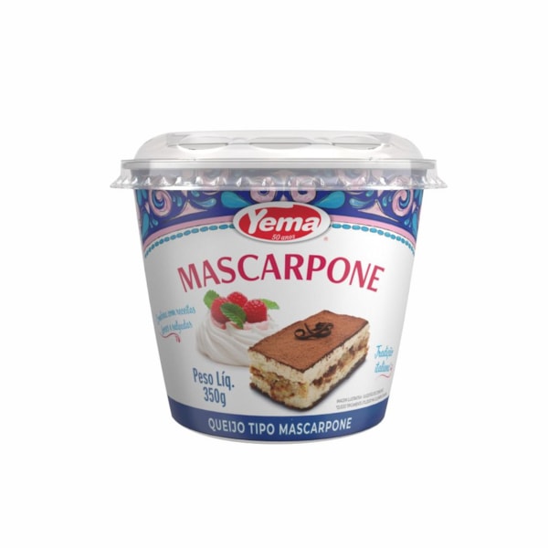 image Queijo Mascarpone Yema Pote 350 gr