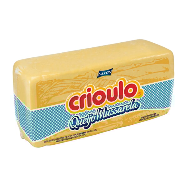 image Queijo Mussarela Crioulo +/- 4Kg