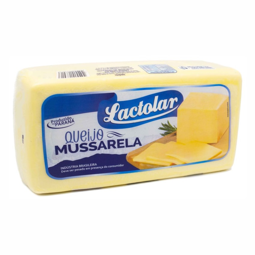 image Queijo Mussarela Lactolar +/- 4Kg