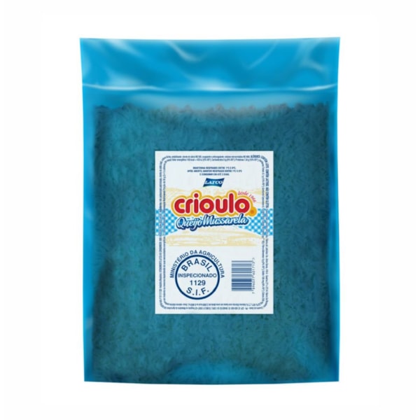 image Queijo Mussarela Ralado Crioulo 2,5Kg