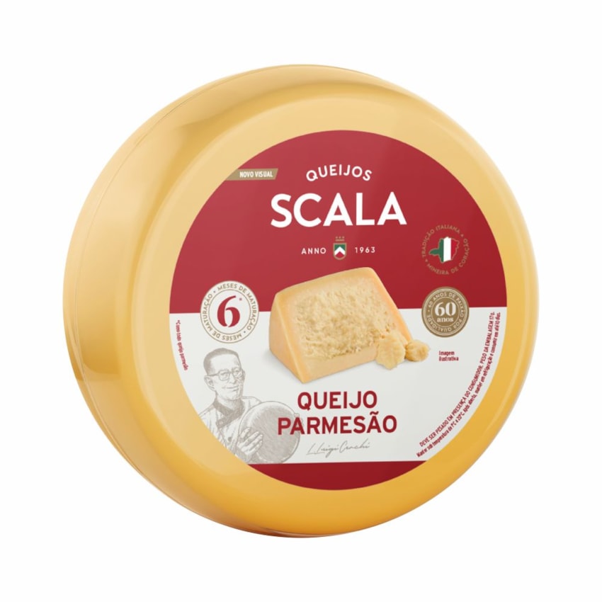 image Queijo Parmesão 6 Meses Maturação Scala +/- 6Kg