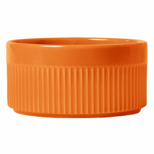 image Ramequim 18 X 9Cm 1,8L Laranja Porcelana Germer Un