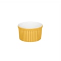 image Ramequim 6 X 3 Cm 50 Ml Branco/Amarelo Porcelana Oxford Un