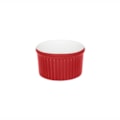 image Ramequim 6 X 3 Cm 50 Ml Branco/Vermelho Porcelana Oxford Un