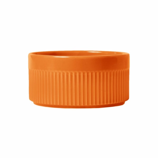 image Ramequim 7 X 3,5Cm 85Ml Laranja Porcelana Germer Un