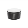 image Ramequim 8 x 4 Cm 100Ml Branco/Preto Porcelana Oxford Un