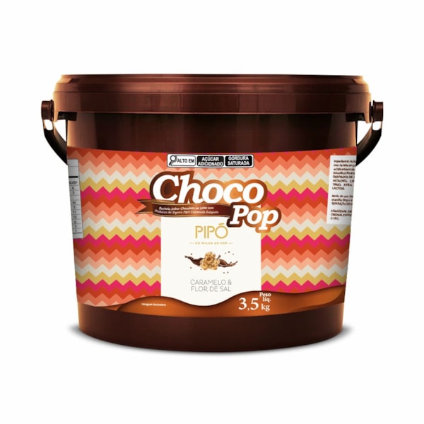 image Recheio Choco Pop Pipo Doremus Balde 3,5Kg