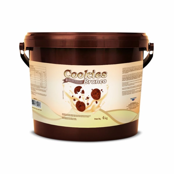 image Recheio Cookies Branco Doremus Balde 4Kg