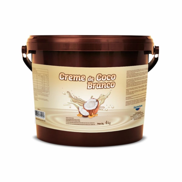 image Recheio Creme De Coco Branco Doremus 4Kg
