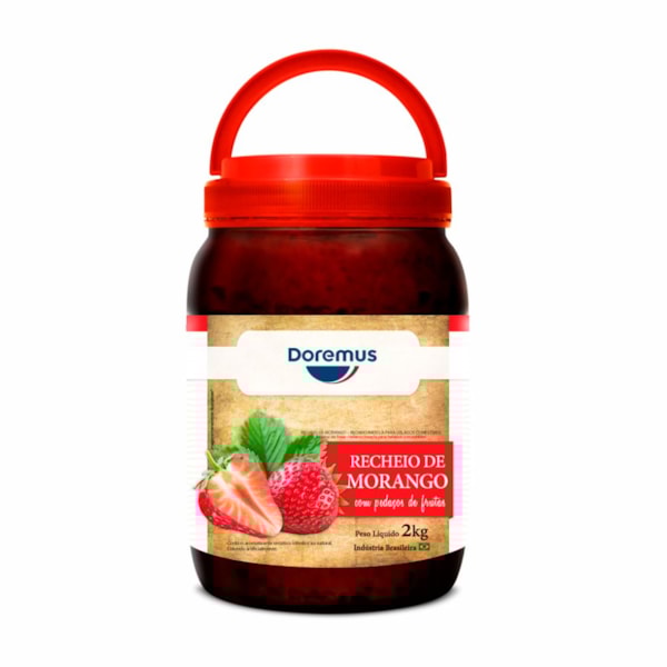 image Recheio De Morango Doremus 2Kg
