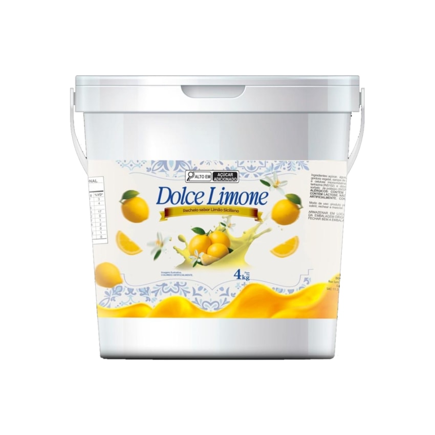 image Recheio Dolce Limone Doremus Balde 4Kg
