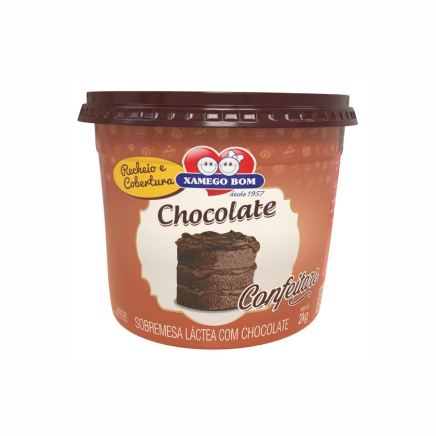 image Recheio E Cobertura Chocolate Xamego Bom 2Kg