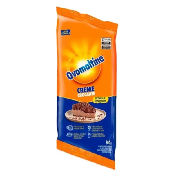 image Recheio E Cobertura Creme Crocante Bisnaga Ovomaltine 900G