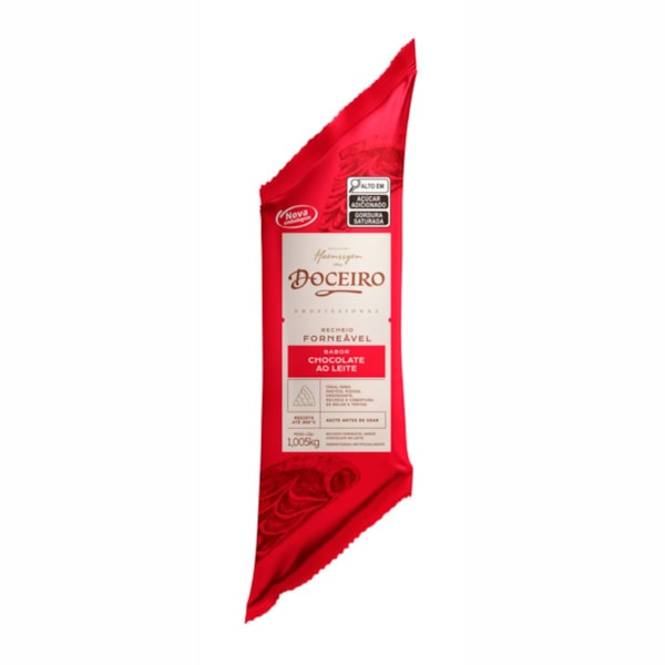image Recheio Forneável Chocolate Ao Leite Doceiro Bisnaga 1,005Kg