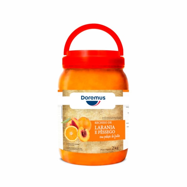 image Recheio Pêssego Com Laranja Doremus 2Kg