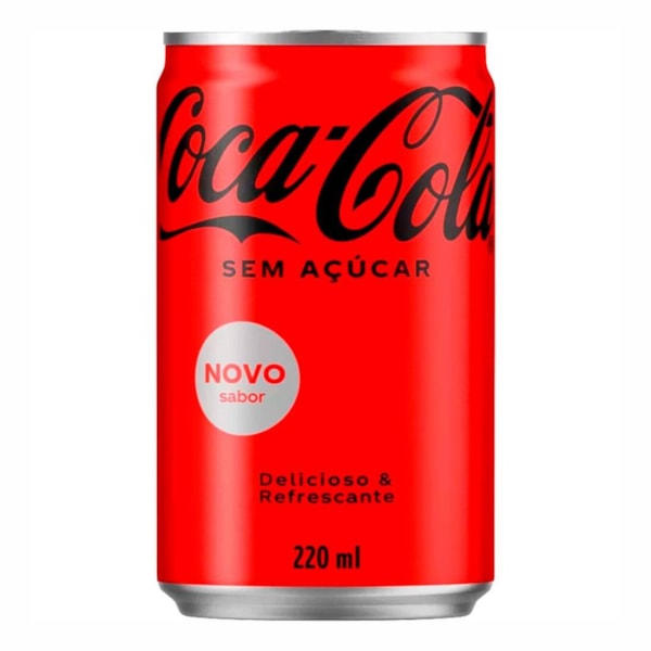 image Refrigerante Lata 220Ml Coca Cola Zero 12Un