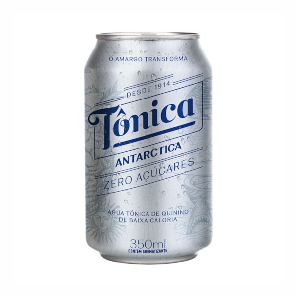 image Refrigerante Lata 350Ml Agua Tonica Antarctica Zero 12Un