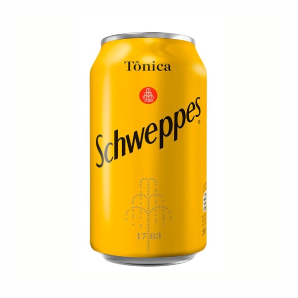 image Refrigerante Lata 350Ml Agua Tonica Schweppes 6Un