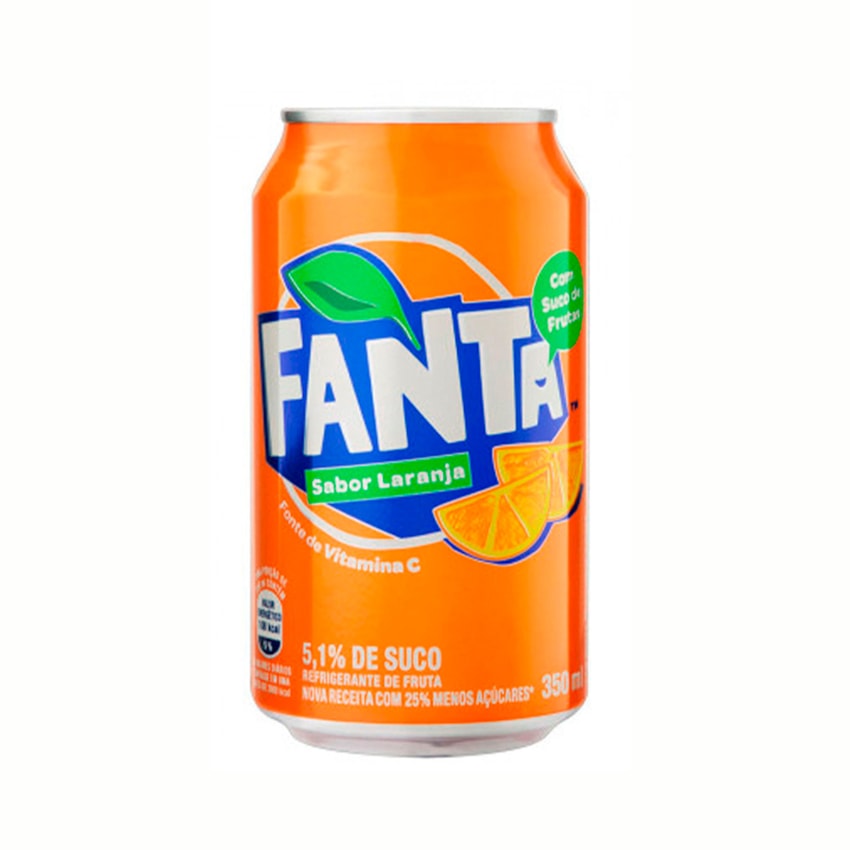 image Refrigerante Lata 350Ml Fanta Laranja 6Un