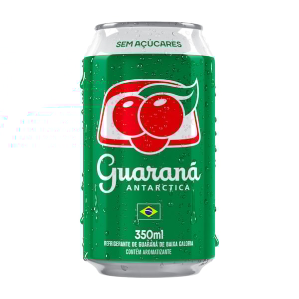 image Refrigerante Lata 350Ml Guaraná Antarctica Zero 12Un