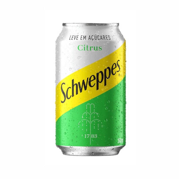 image Refrigerante Lata 350Ml Schweppes Citrus Leve Em Açúcares 6Un