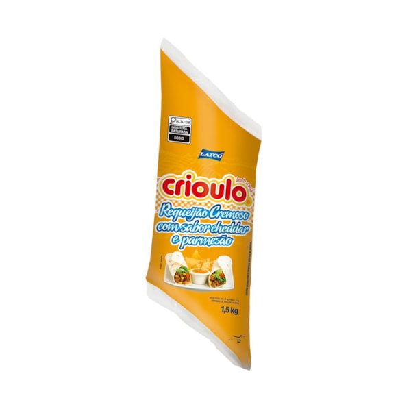 image Requeijão Cheddar Crioulo 1,5Kg