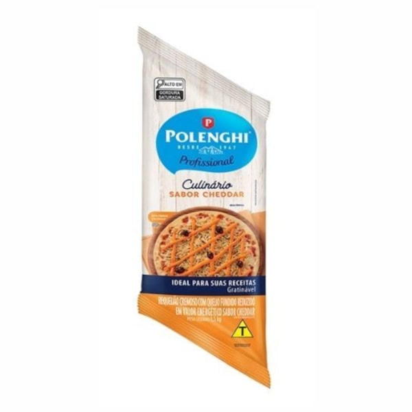 image Requeijão Cremoso Cheddar Polenghi 1,5Kg