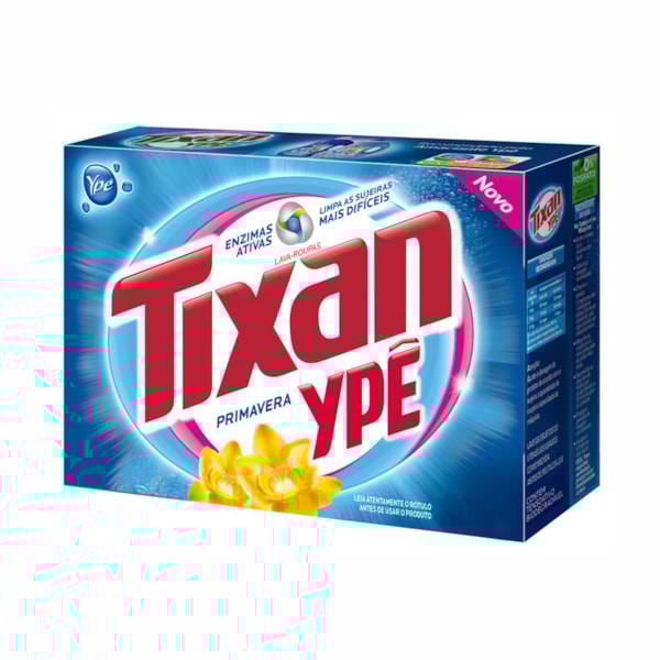 image Sabão Em Pó Tixan Primavera Azul Caixeta 800G