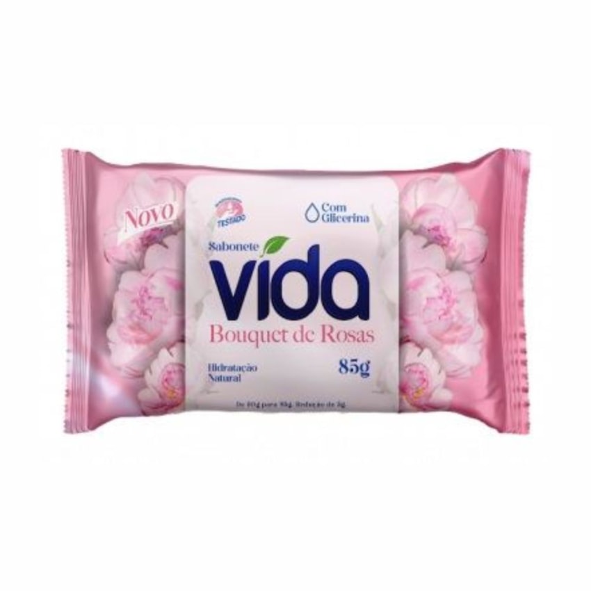 image Sabonete Bouquet De Rosas Vida 85G