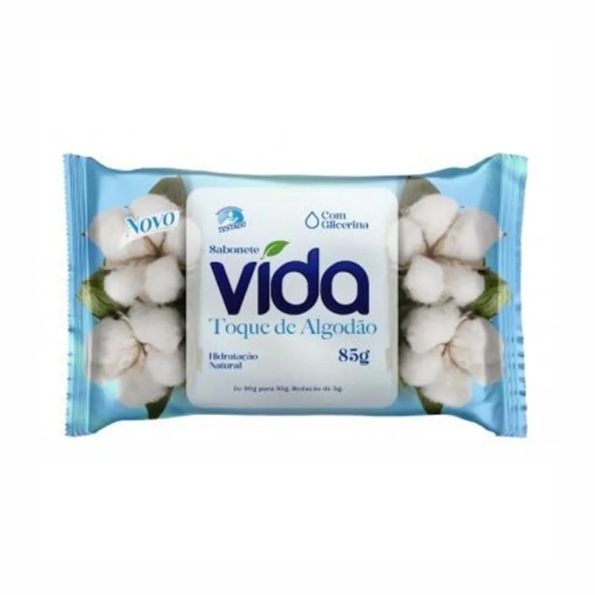 image Sabonete Toque De Algodão Vida 85G