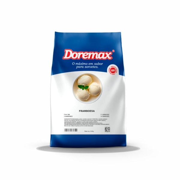 image Saborizante Bala Framboesa Doremax 1Kg