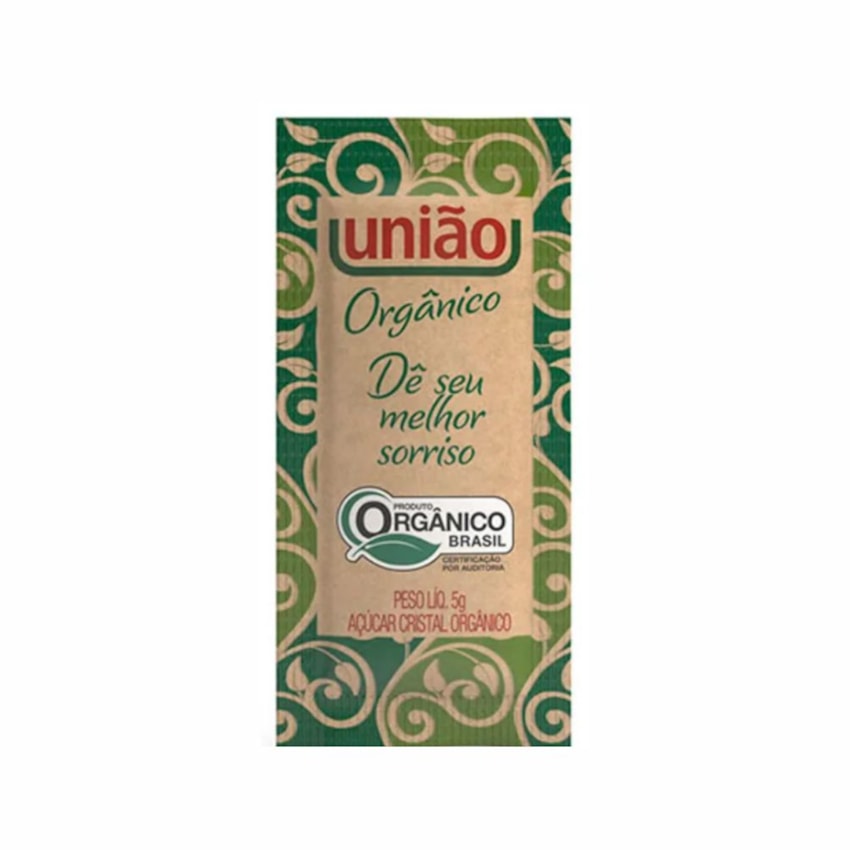 image Sache Açúcar Orgânico Uniao 400 X 5G
