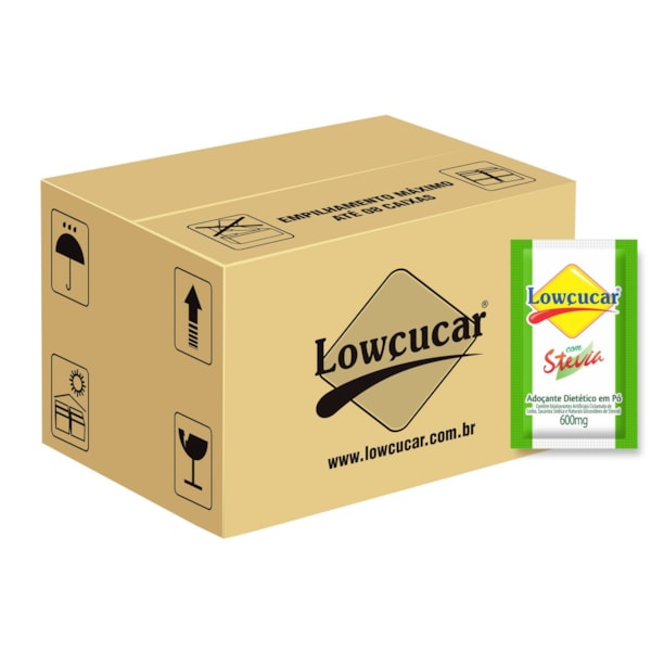 image Sachê Adoçante Plus com Stevia 1.000 X 0,5 Gr Lowcucar