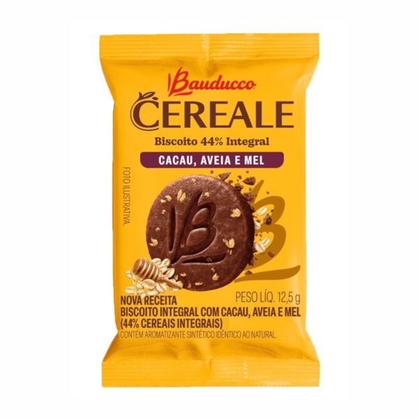 image Sache Biscoito Cacau Cereale Bauducco 400 X 12,5G