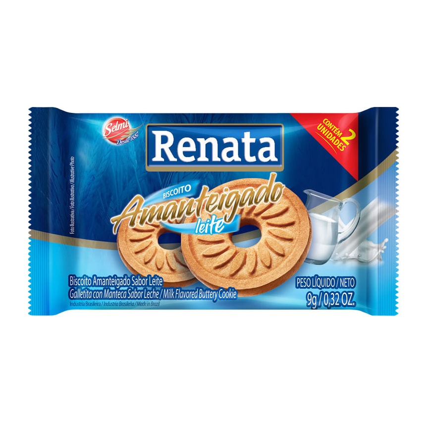 image Sache Biscoito Leite Renata 280 X 8,8G