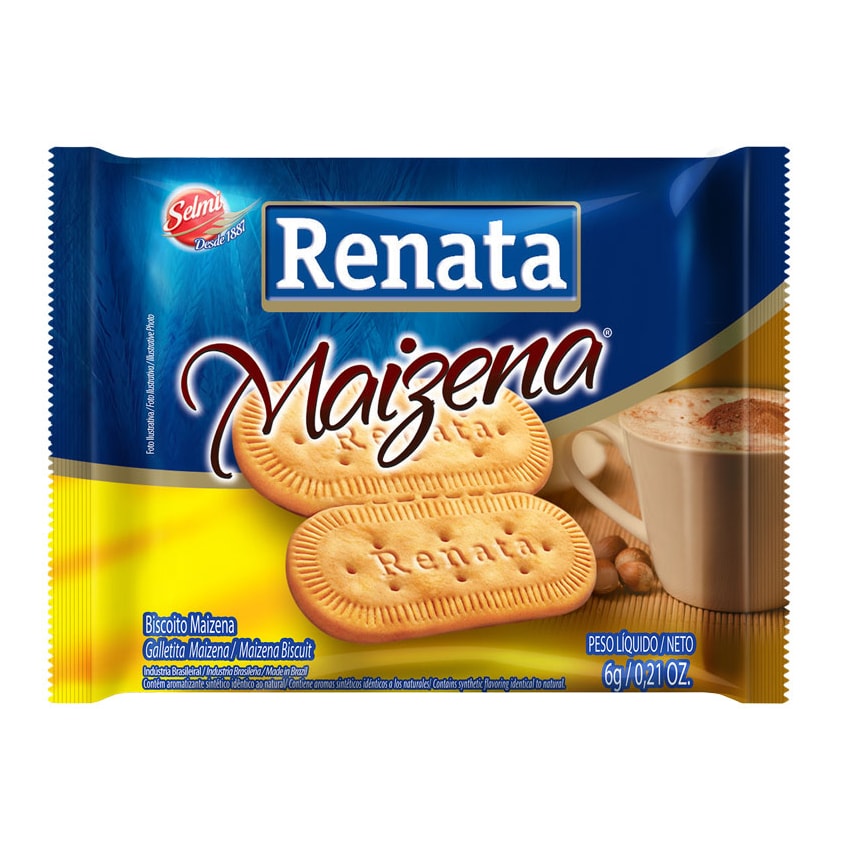 image Sache Biscoito Maizena Renata 180 X 11G