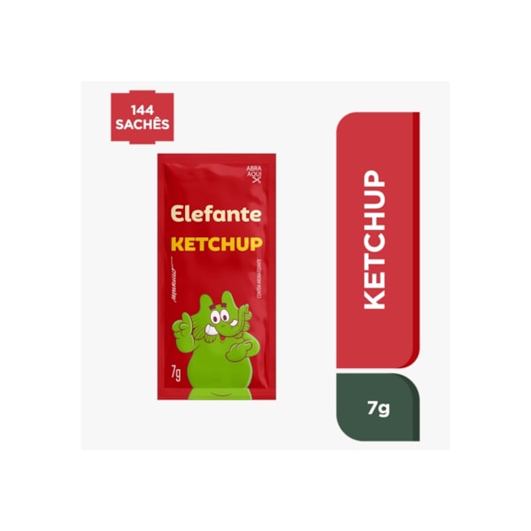 image Sachê Catchup Elefante 144 X 7G