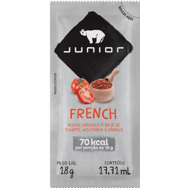 image Sache Molho P/Salada French Junior 180 X 18G