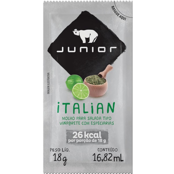 image Sache Molho P/Salada Italian Junior 180 X 18G