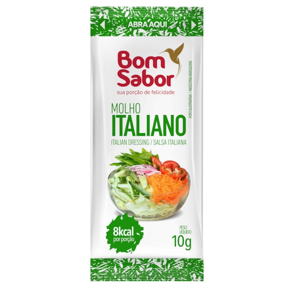 image Sache Molho P/Salada Italiano Bom Sabor 200 X 10G