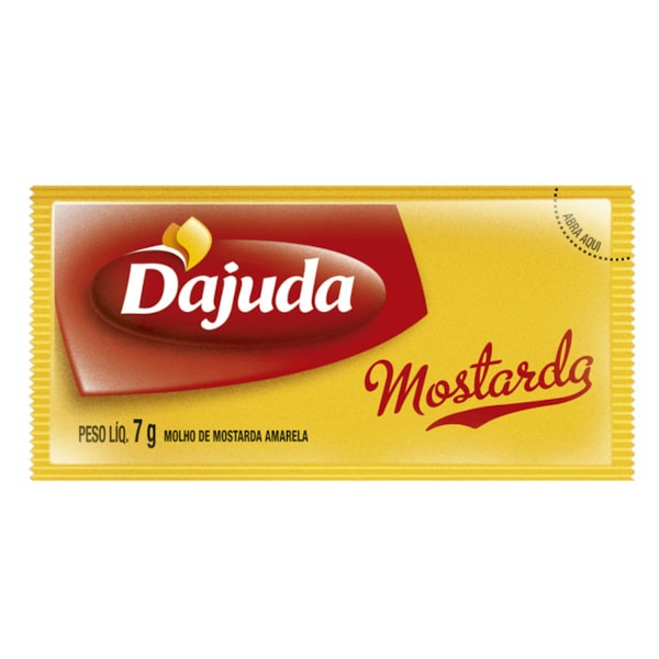 image Sache Mostarda Amarela Dajuda 192 X 7G