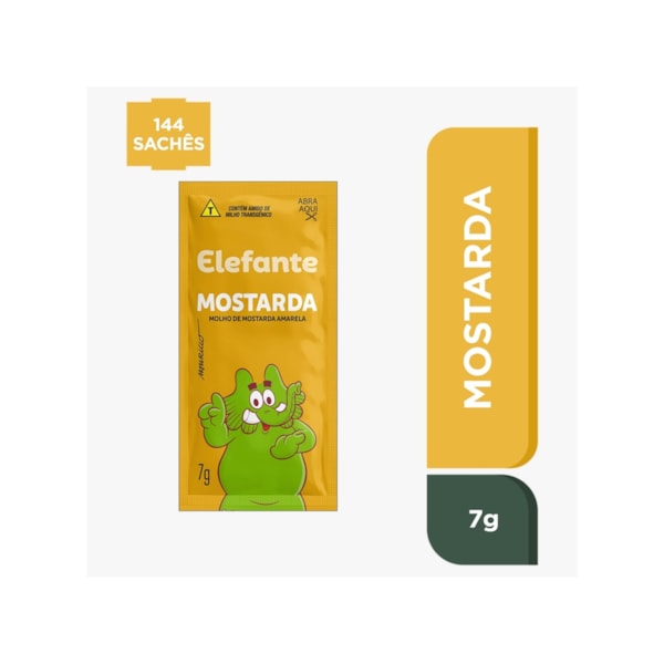 image Sachê Mostarda Elefante 144 X 7G