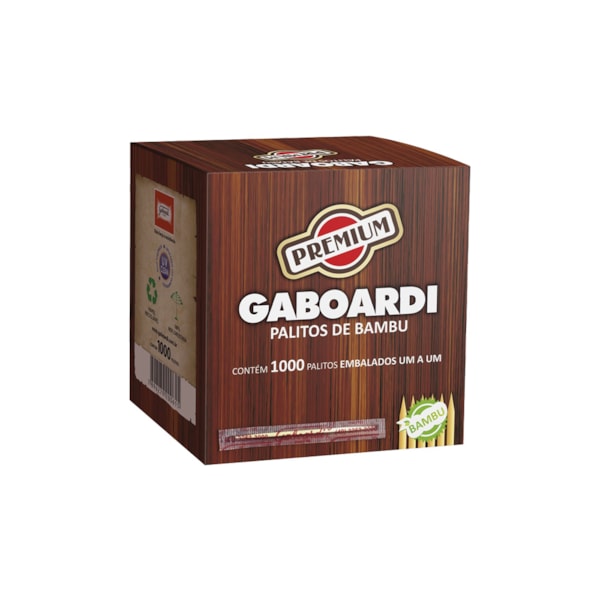 image Sache Palito De Dente De Bambu Gaboardi 1.000Un