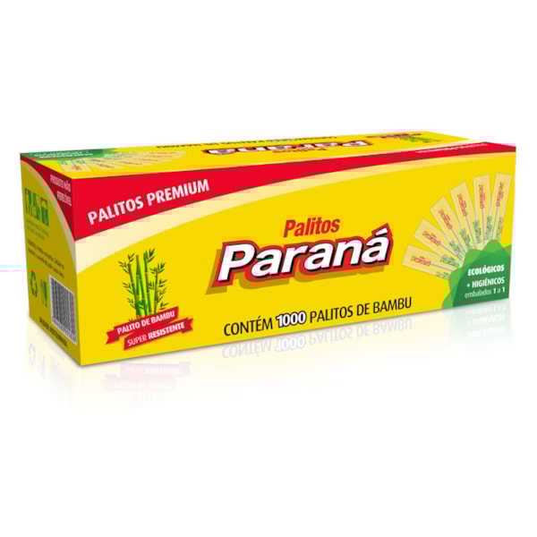 image Sache Palito De Dente De Bambu Paraná 1.000Un